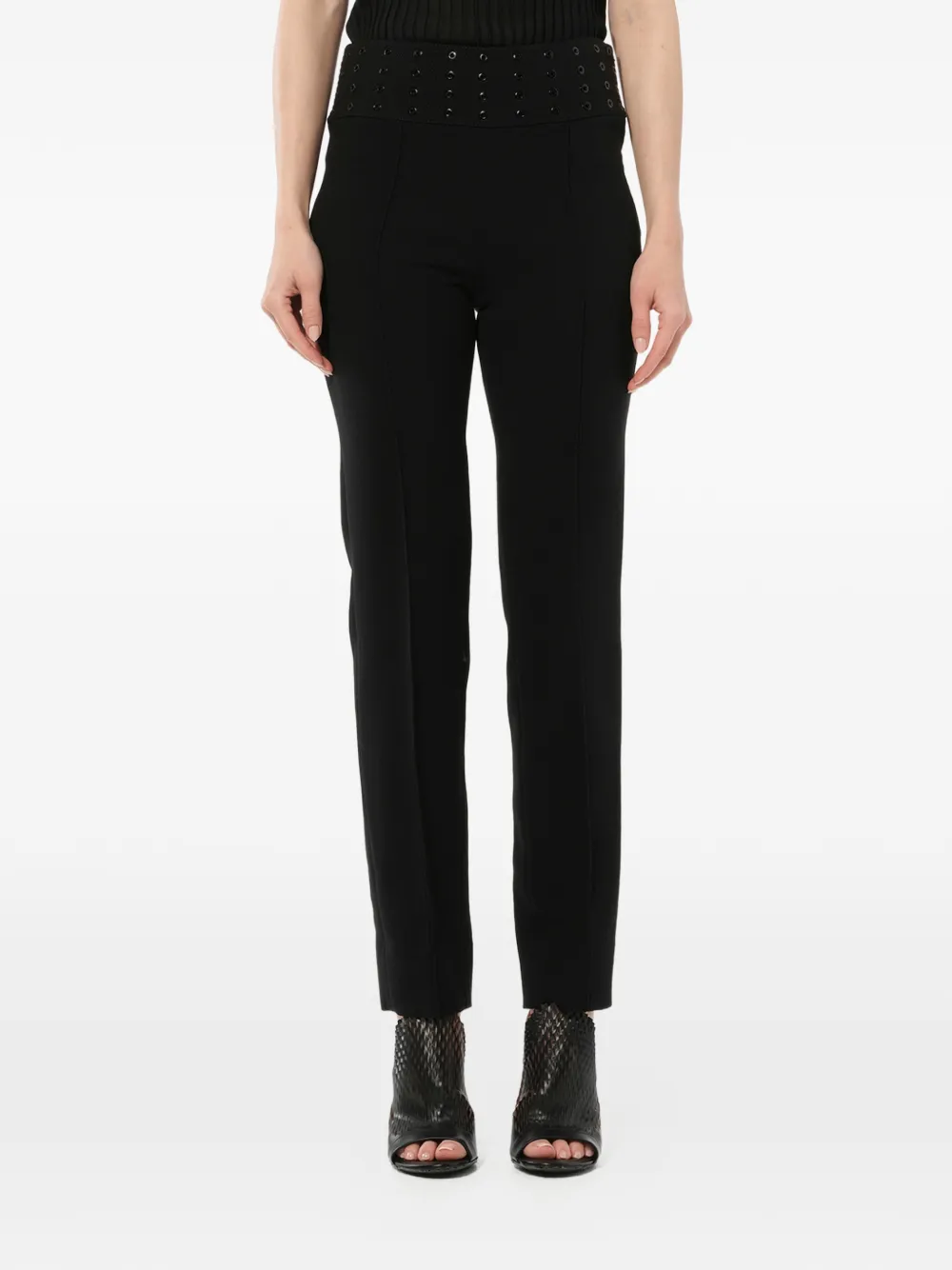 PUCCI embellished waist cropped trousers - Black