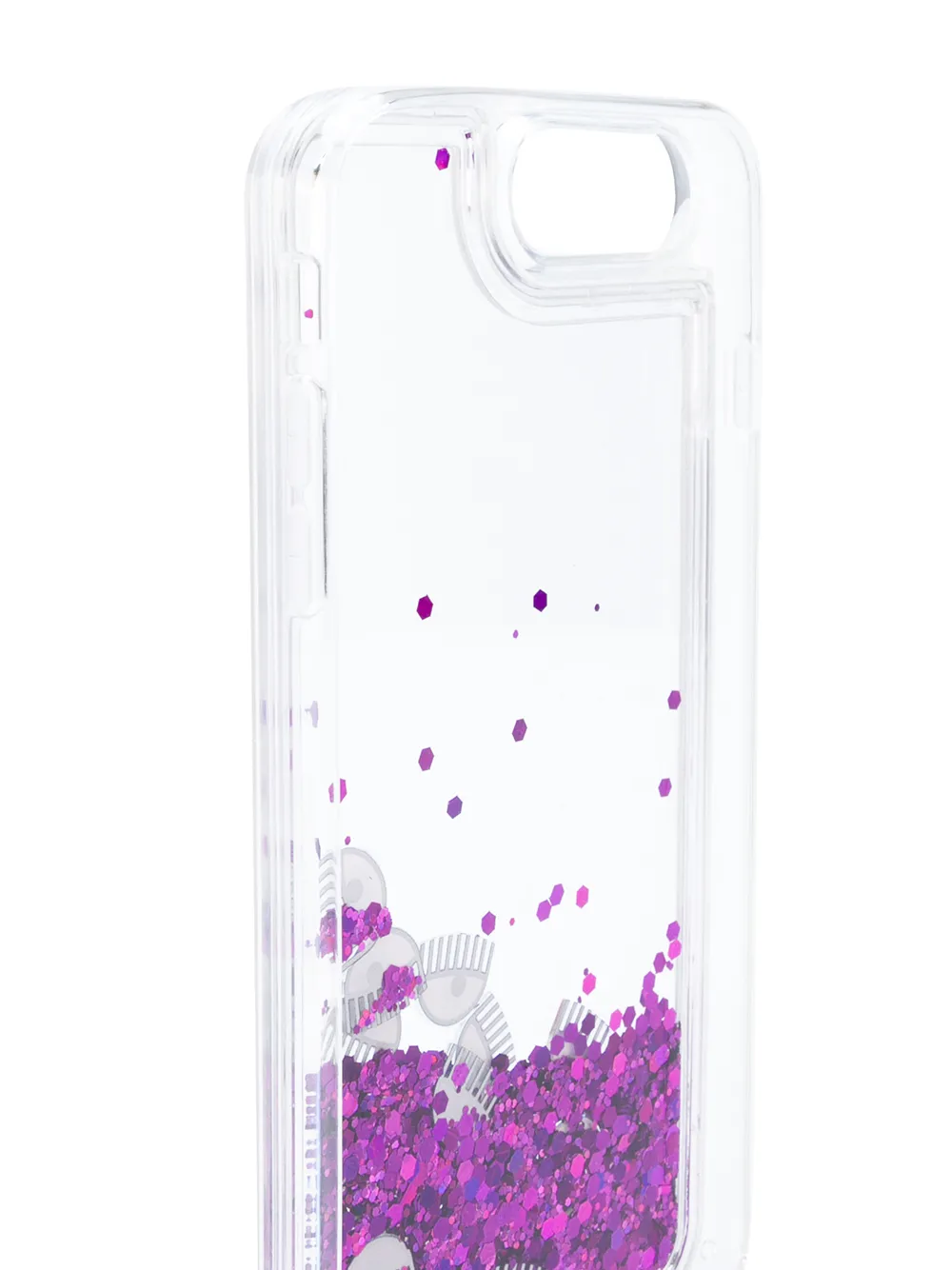  Chiara Ferragni Liquid Glitter & Eyes Iphone 7 Plus Case - Neutrals 