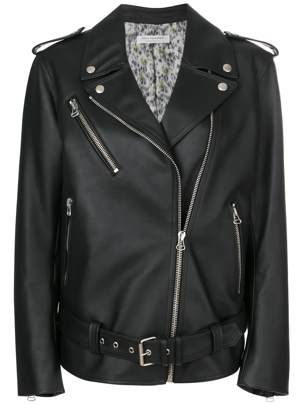 Philosophy Di Lorenzo Serafini oversized Liz jacket - Schwarz