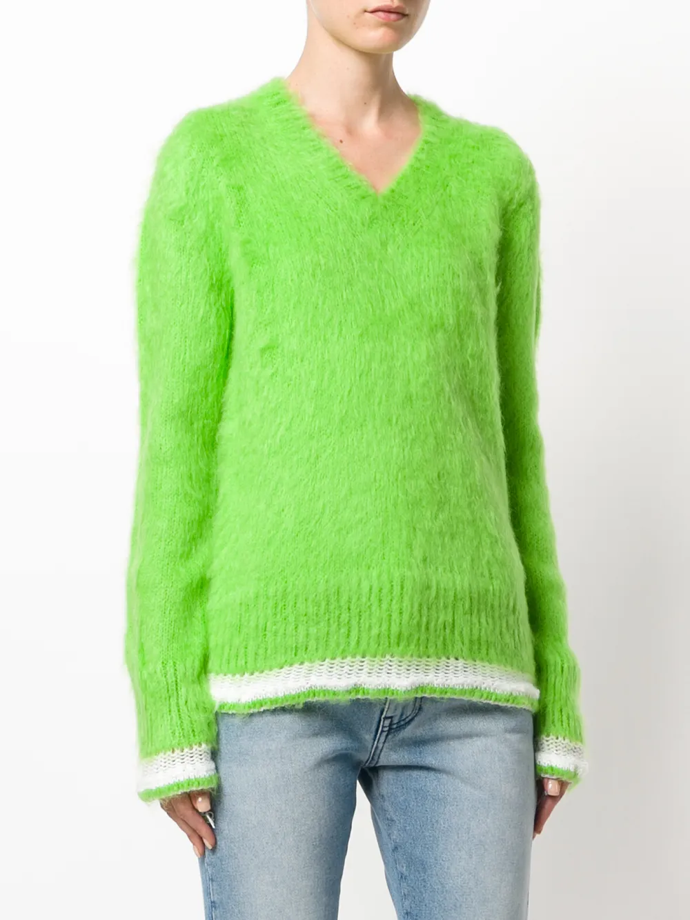 MSGM v-neck jumper Groen
