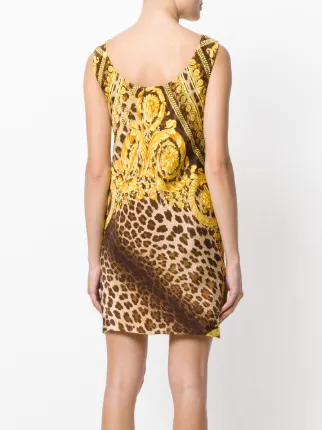 Versace Vintage Scarf Dress Farfetch Versace Vintage Scarf Dress