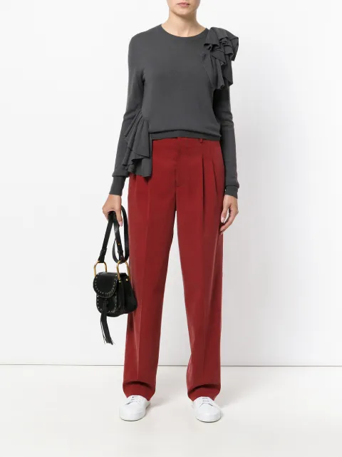 GOLDEN GOOSE High-Waisted Tailored Trousers | ModeSens