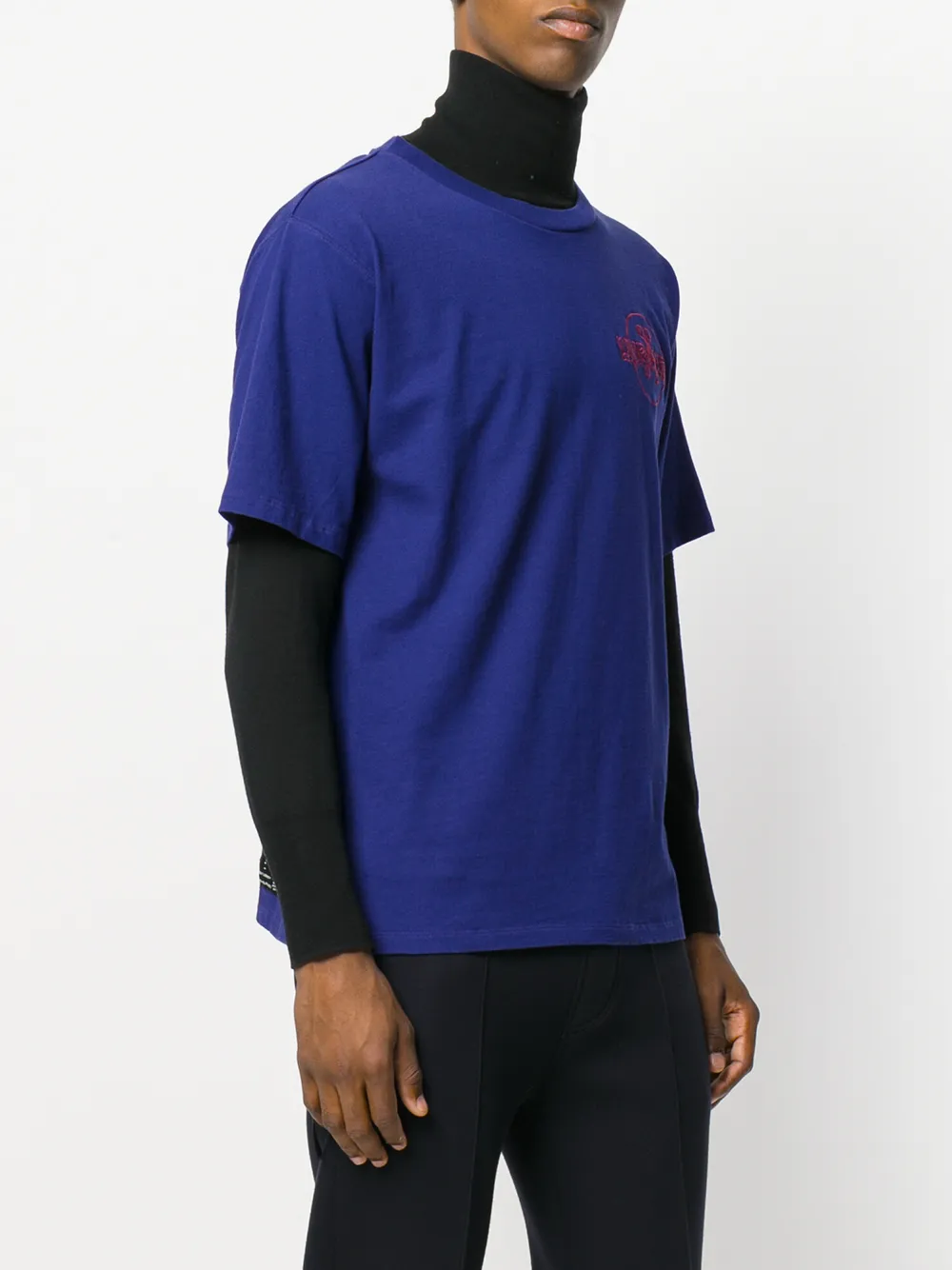  Unravel Project T Shirt Mit Logo Print   Violett 