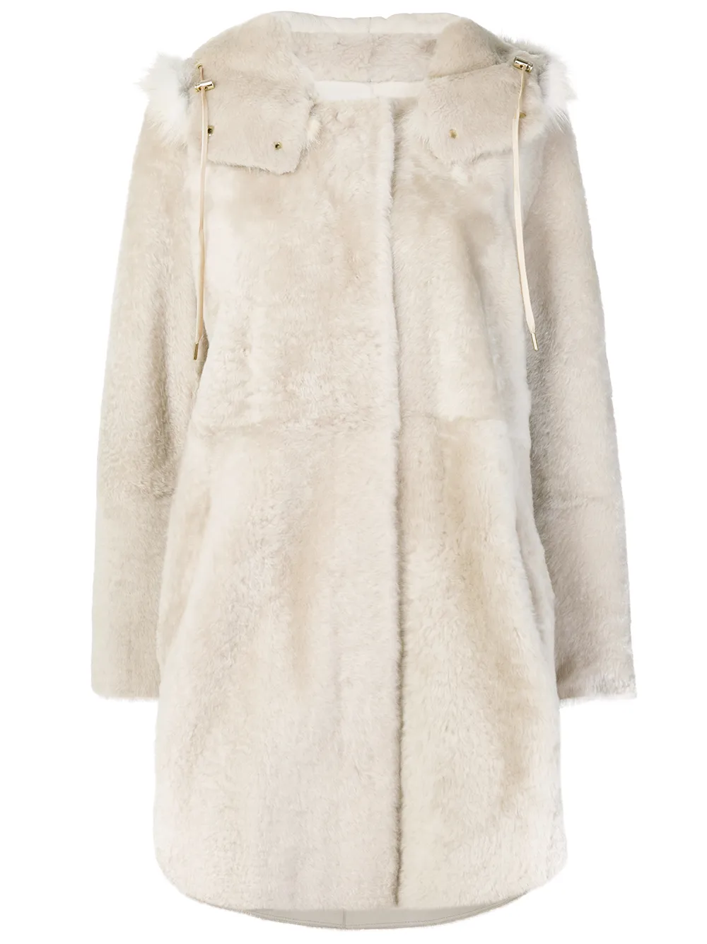 yves salomon fox fur coat