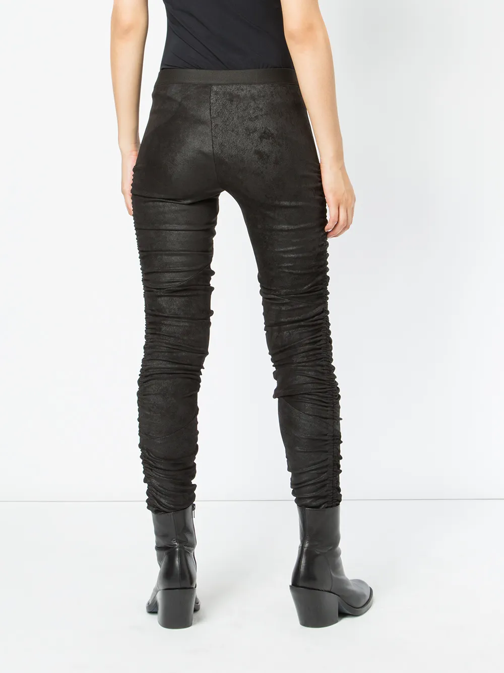 Ilaria Nistri Trousers With Gathered Leg In Black