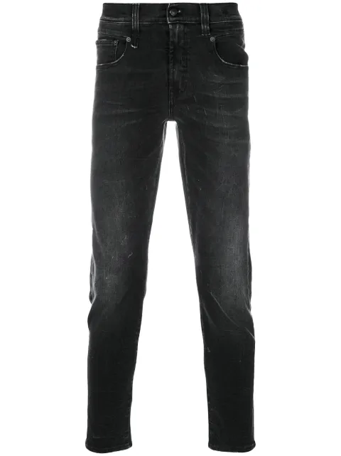Click to view more detailed imagery on our partner's website R13 Men's Boy Low-rise Skinny Jeans In Black