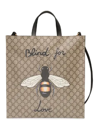 bee print soft gg supreme tote