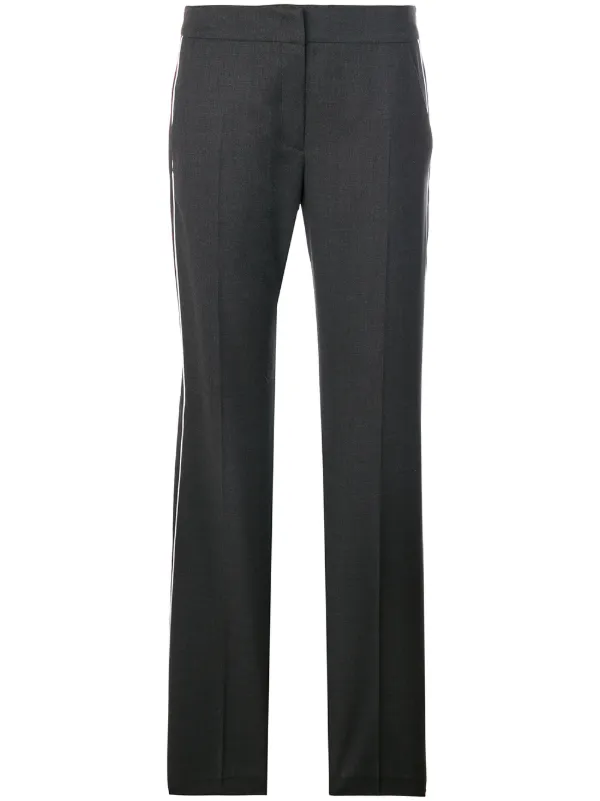 grey bootleg trousers