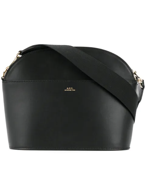 Click to view more detailed imagery on our partner's website A.p.c. Gabrielle Leather Shoulder Bag - Black