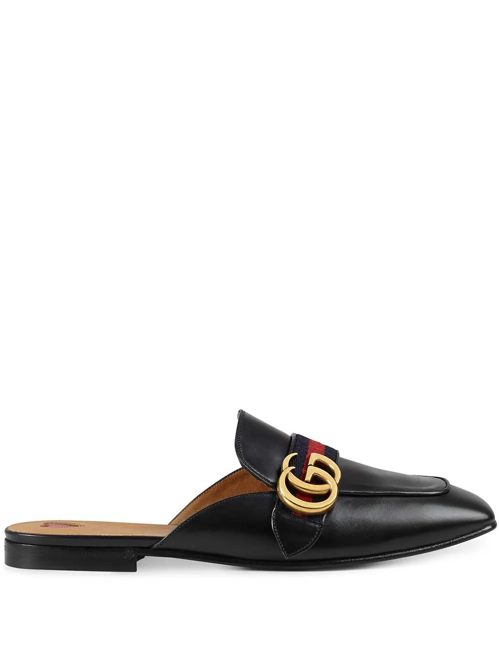 Gucci Web-trimmed Slippers - Farfetch