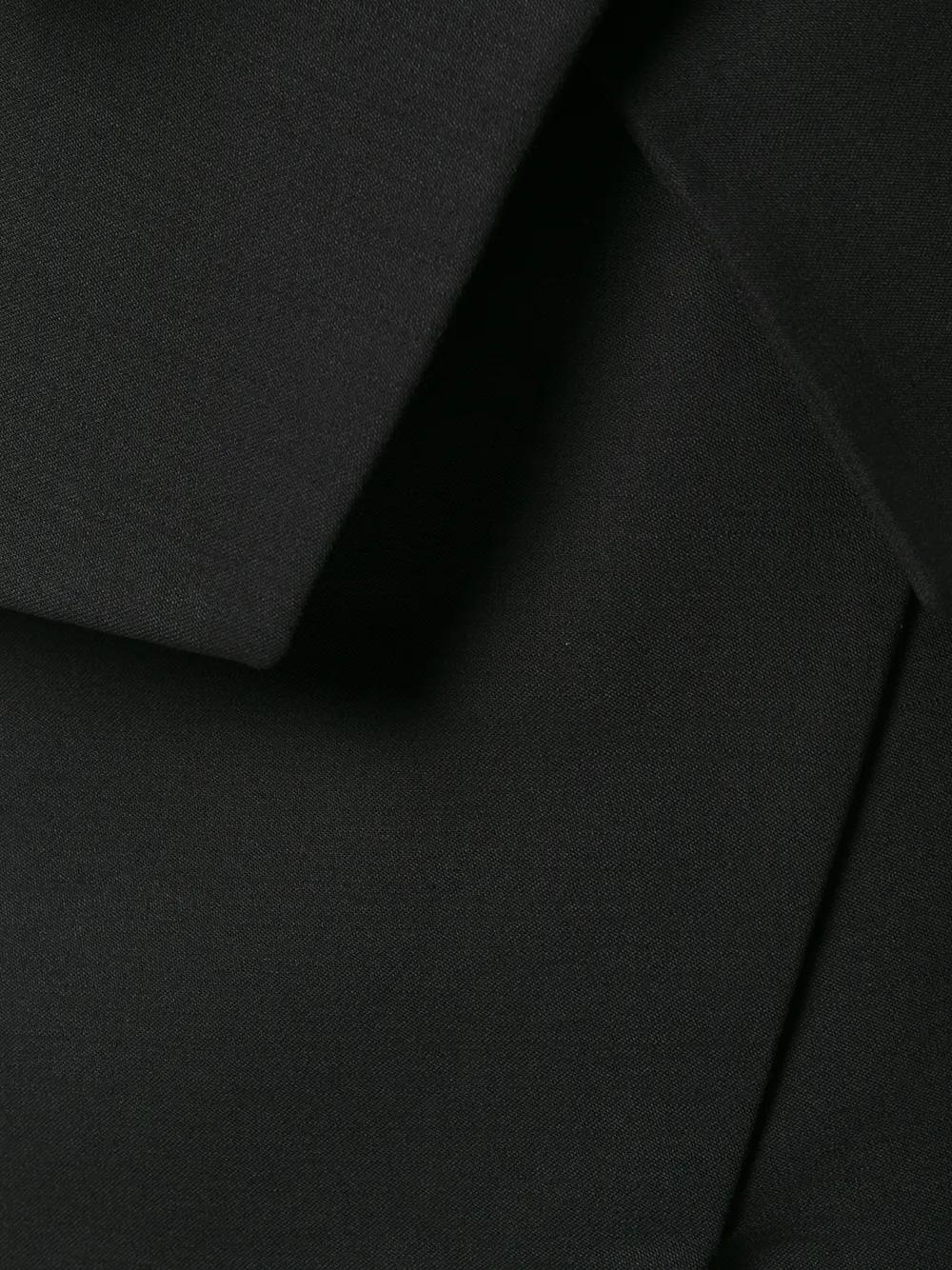 Balmain asymmetric foldover skirt Zwart