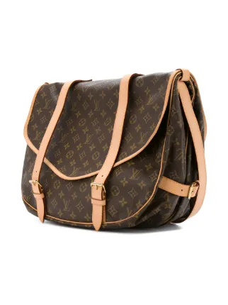 Louis Vuitton Vintage Saumur 43 Messenger Bag Farfetch Louis Vuitton Vintage Saumur 43 Messenger Bag