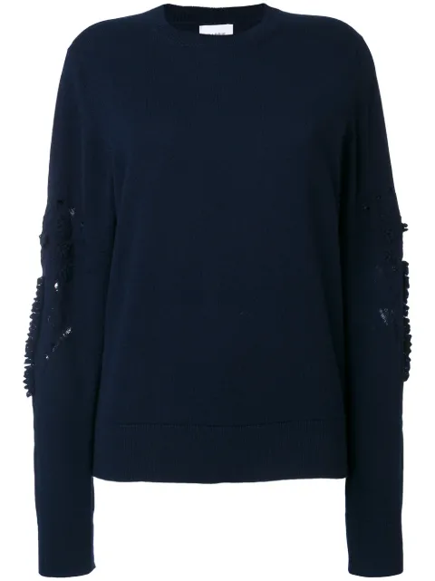 Barrie Romantic Timeless cashmere round neck pullover