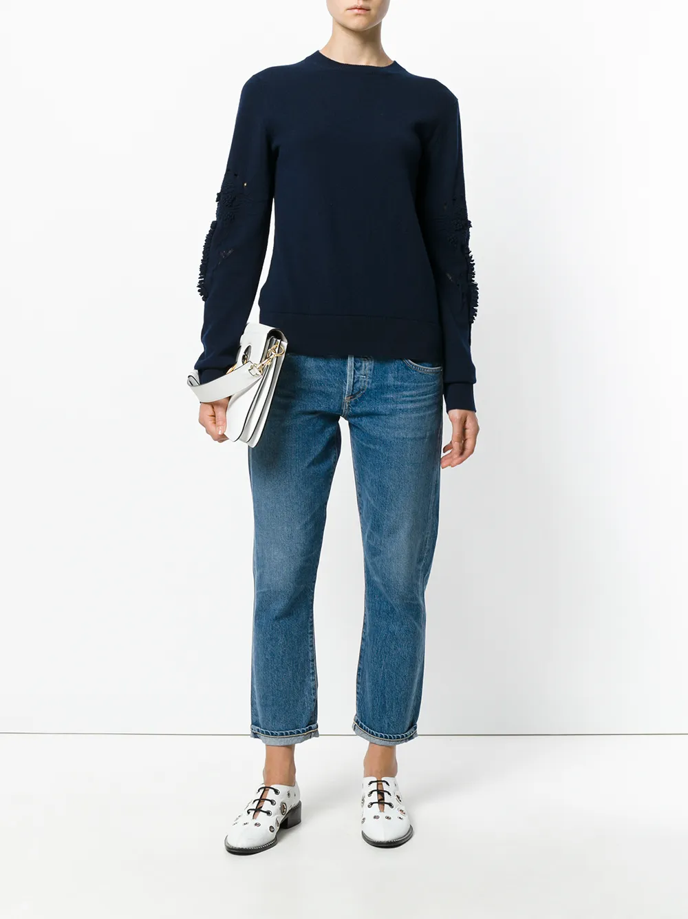 Citizens of Humanity cropped jeans - Blauw