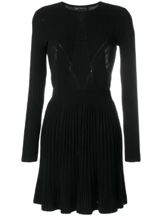 Versace Ribbed Knit Dress 2 060 Online Phenomenal Luxury Versace Ribbed Knit Dress