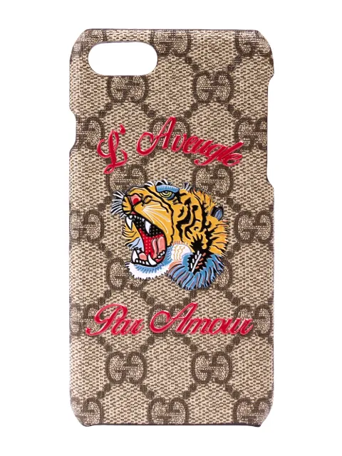 Gucci Capa Para iPhone 7 Com Tigre - Farfetch