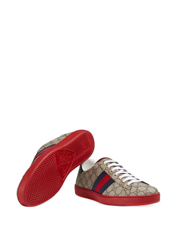 gucci sneakers red sole