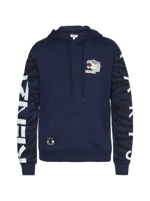 Kenzo Icons tiger-embroidered hoodie