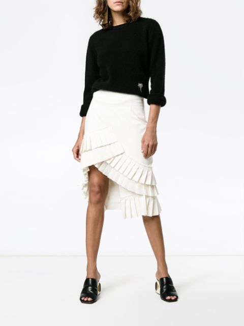Neutral Jacquemus La Jupe Seville Skirt | Farfetch.com