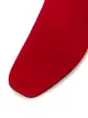 DORA TEYMUR Red Suede Sybil 60 ankle boots