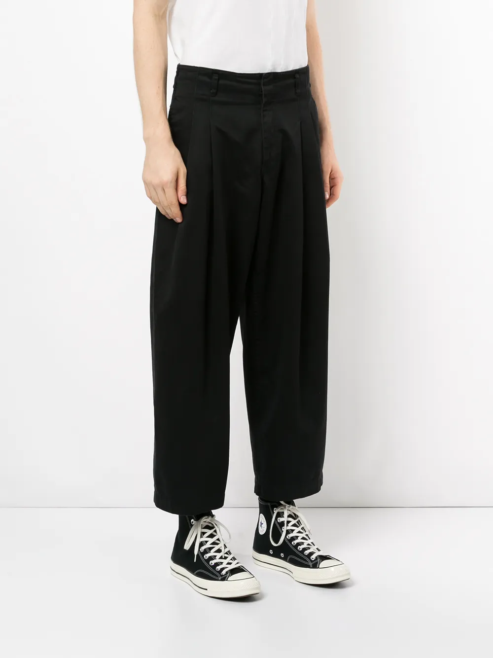 фото Comme des garçons широкие брюки