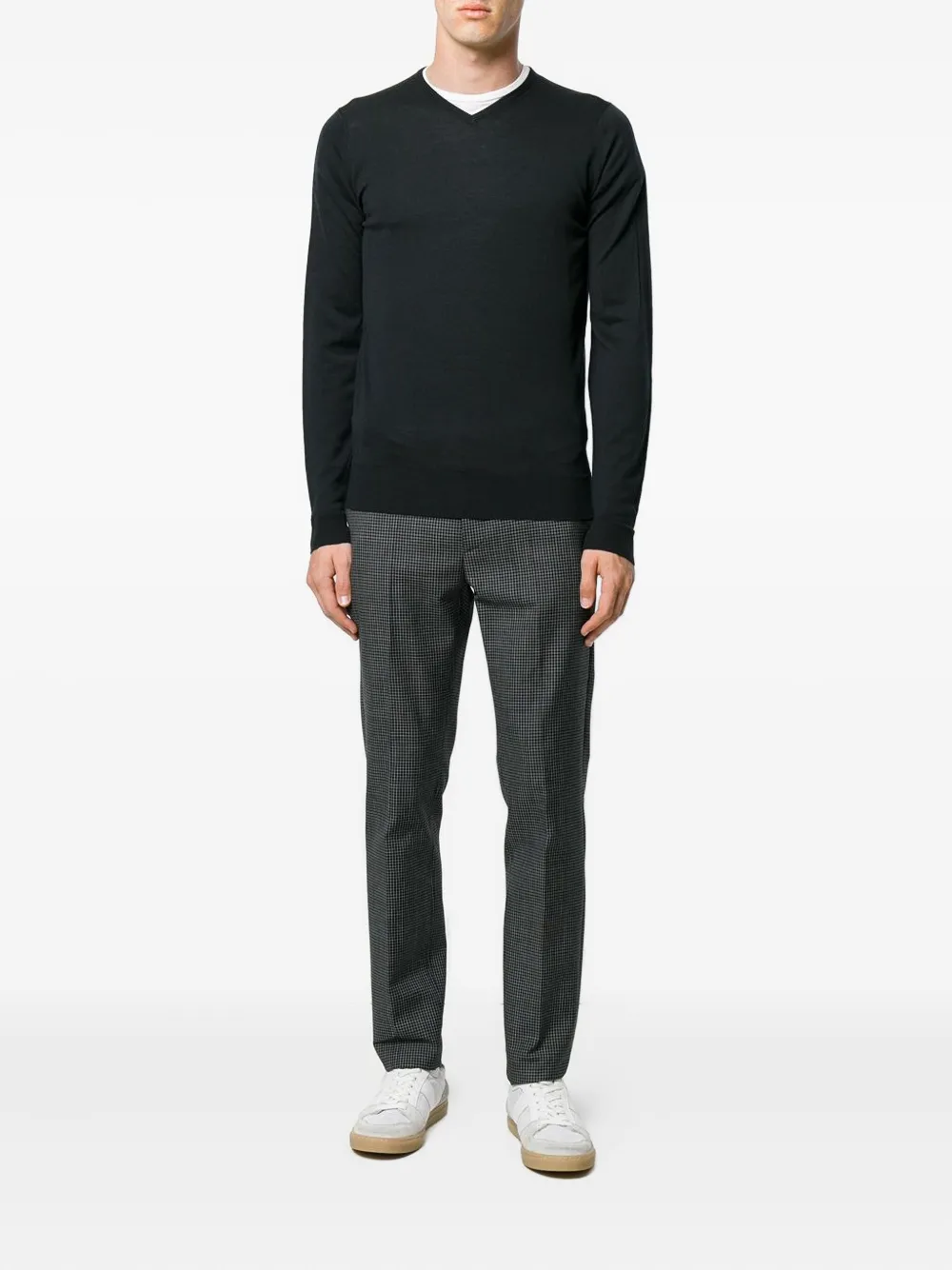 John Smedley suéter con cuello en V | Suéteres | Image 2