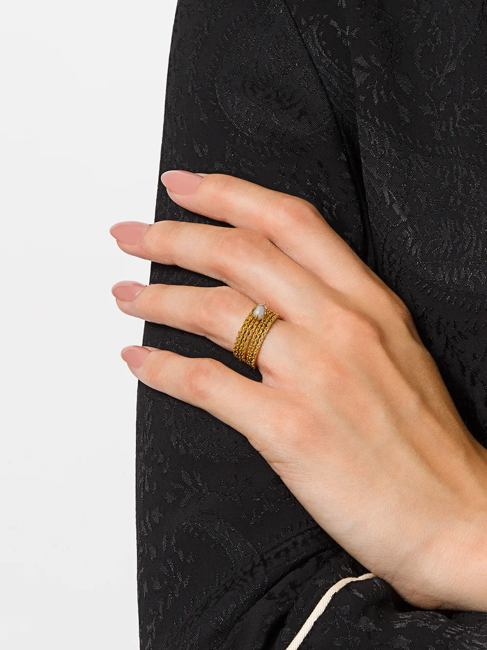 Wouters & Hendrix Curiosities set of seven rings - Metallic