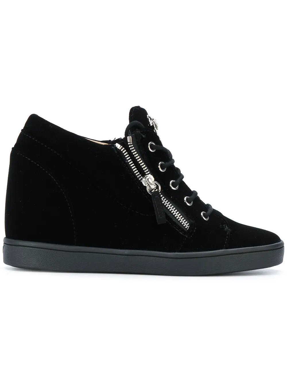 Giuseppe Zanotti Sonya wedge sneakers Black