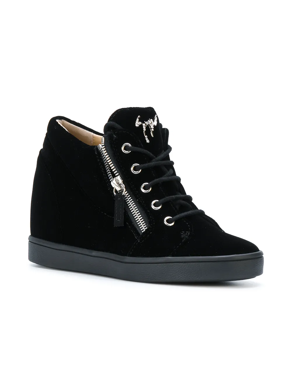Giuseppe Zanotti Sonya wedge sneakers Black