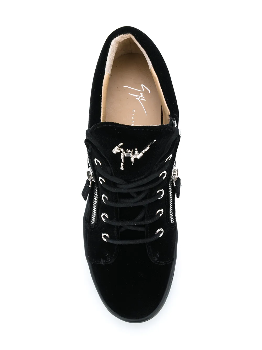 Giuseppe Zanotti Sonya wedge sneakers Black