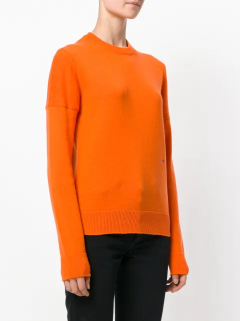 orange calvin klein jumper