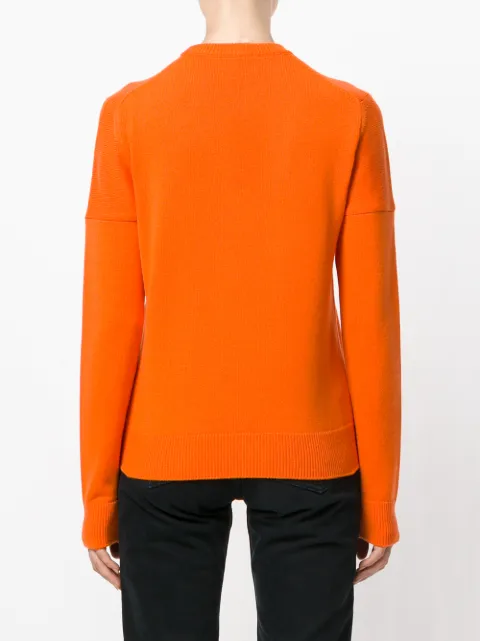 orange calvin klein jumper
