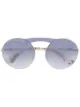 الصورة 1 من Prada Eyewear نظارة شمسية كبيرة بدون إطار