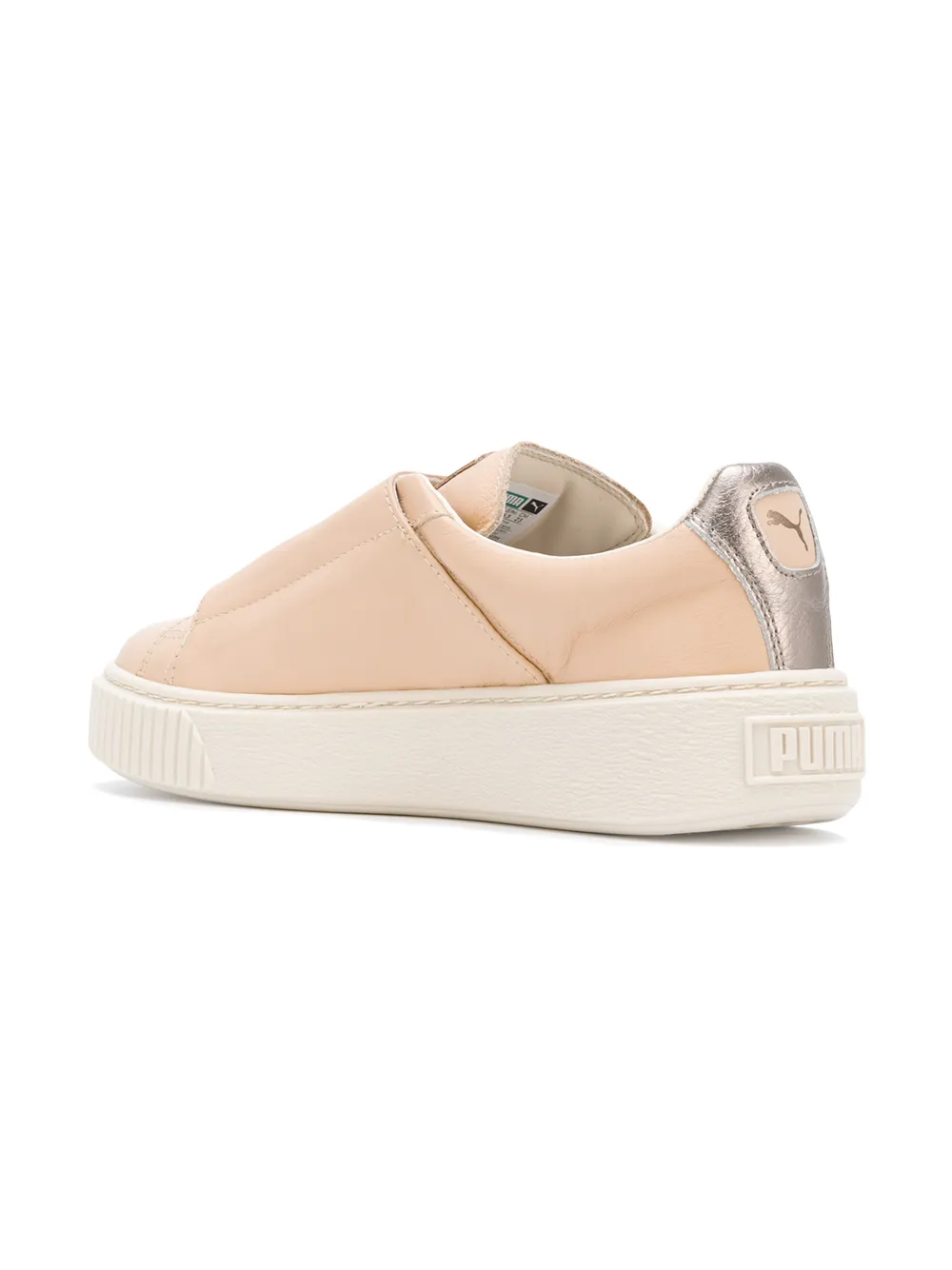 PUMA Basket Platform Big Strap sneakers Beige