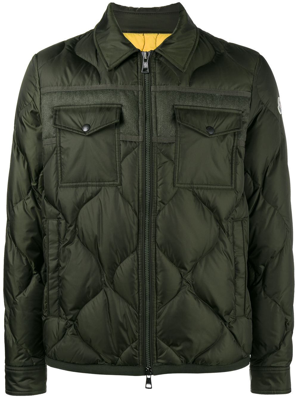 Moncler Quilted Feather Down Jacket HK 