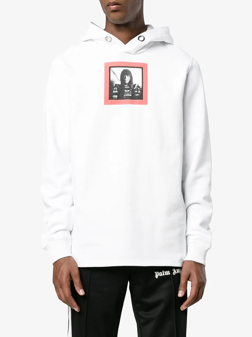  Givenchy Kapuzenpullover Mit Foto Print   Weiß 