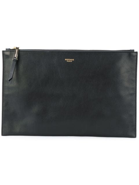 Rochas Classic Clutch Bag In Nero | ModeSens