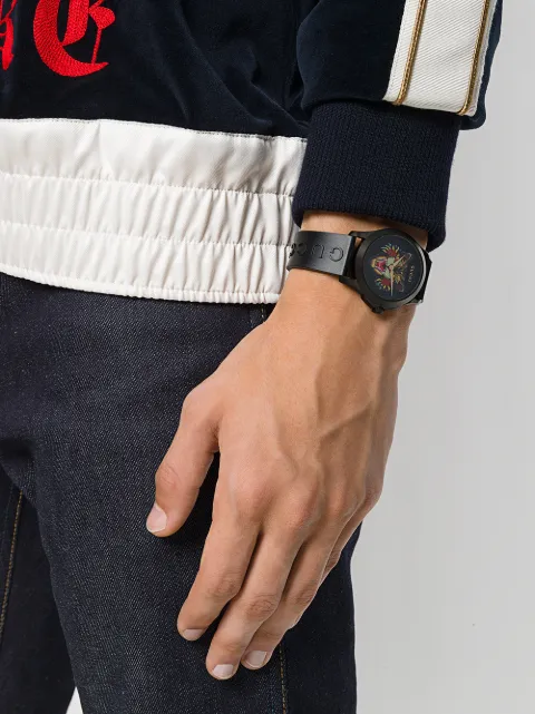 นาฬิกา GUCCI G-Timeless watch แต่งตัววินเทจ สตรีทแฟชั่น