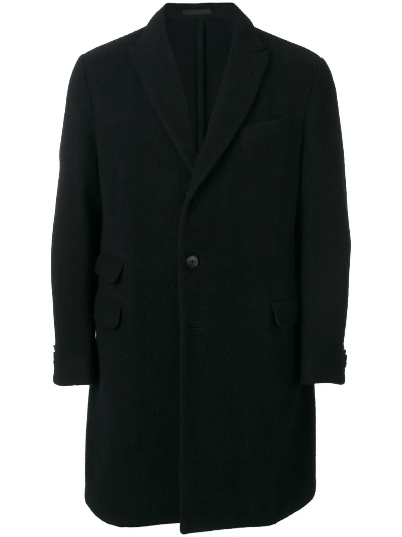 однобортное пальто Z Zegna