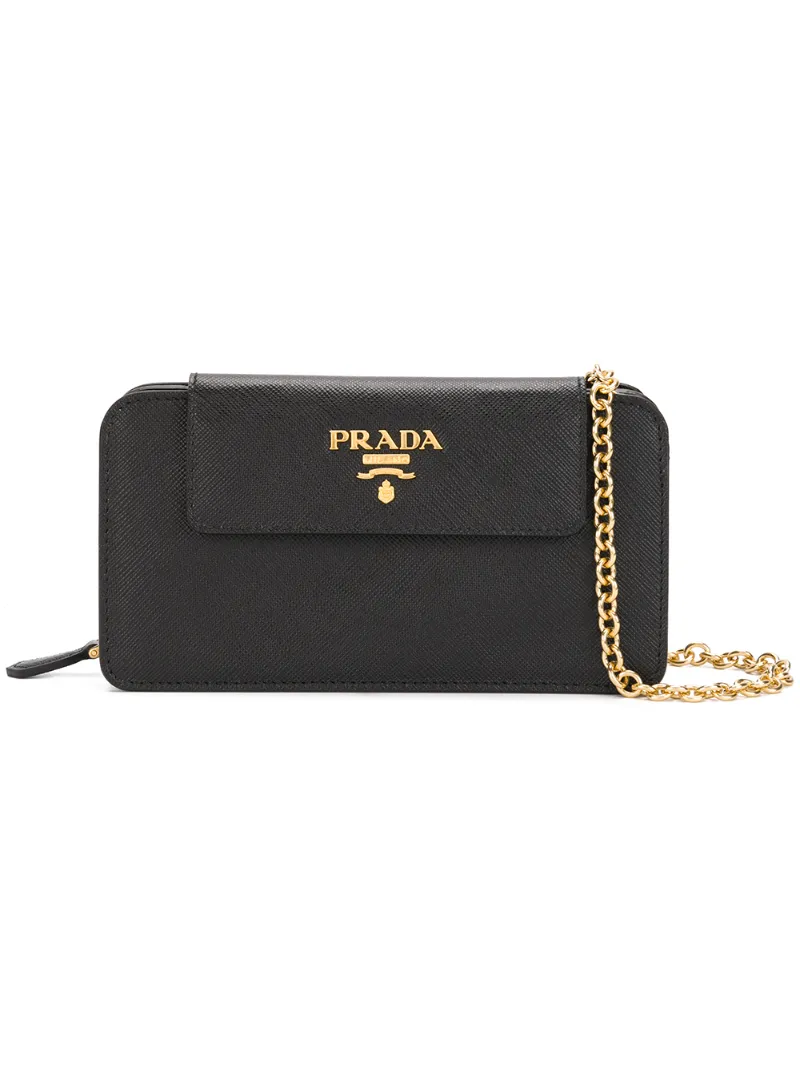 клатч на цепочке Prada