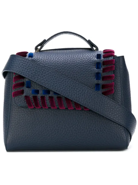 Orciani studded logo tote bag 