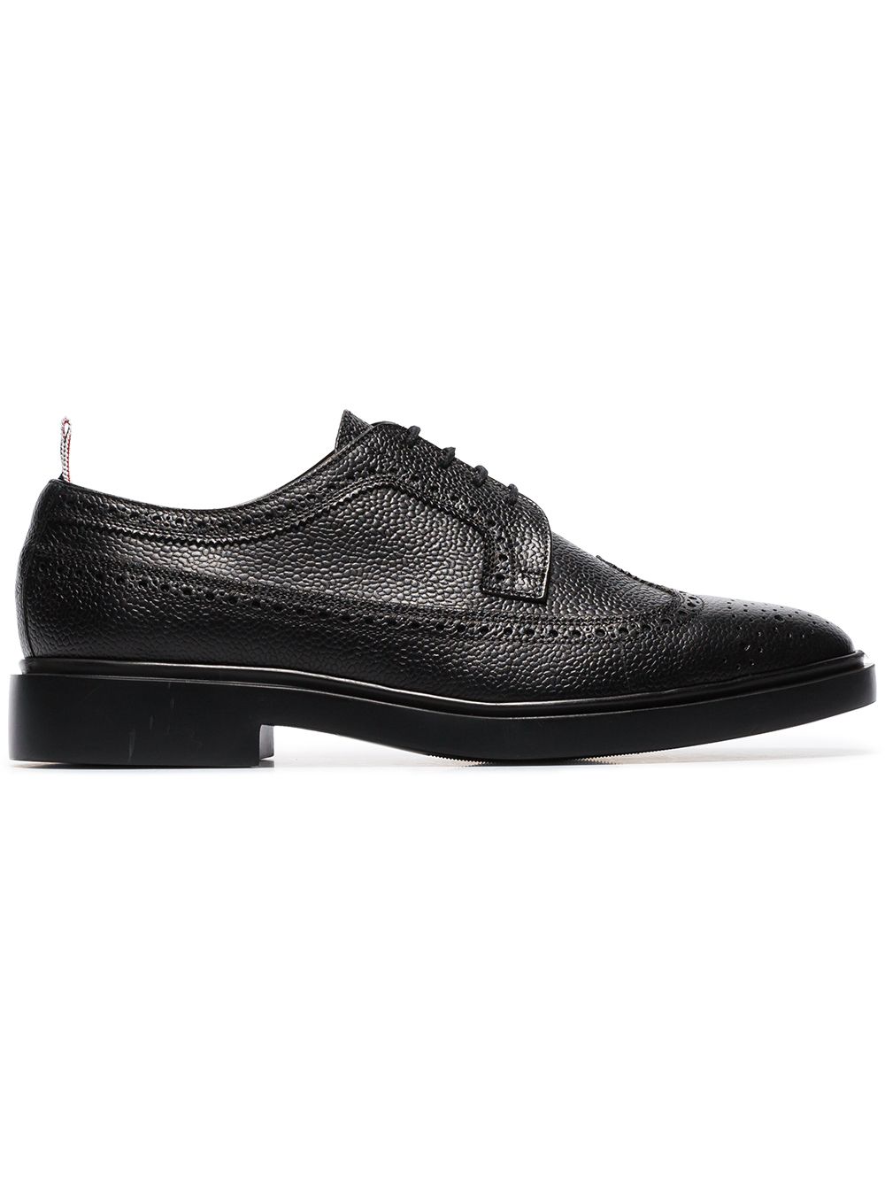 

Thom Browne pebbled longwing brogues - Black