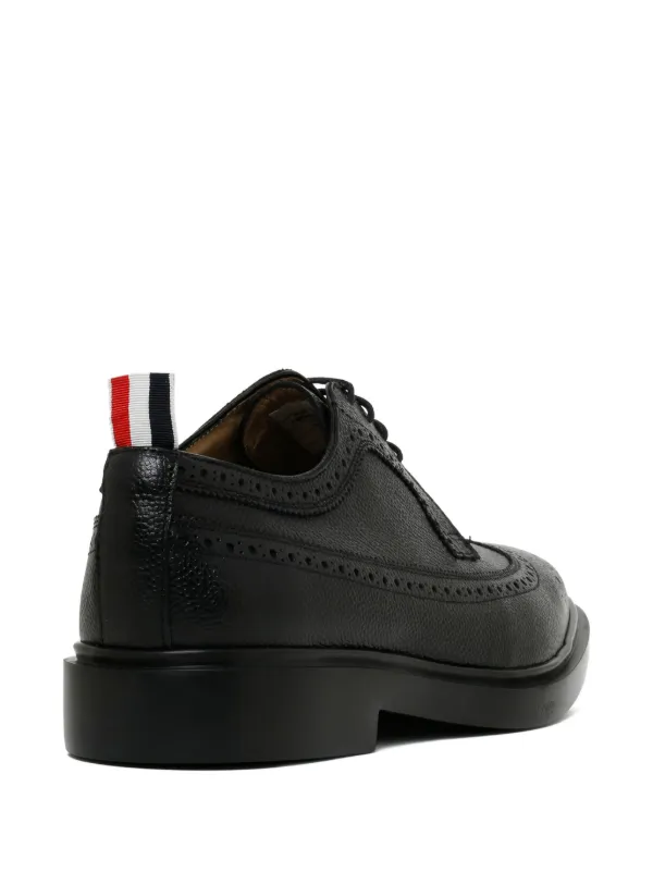 Thom Browne Longwing Brogues | Black | FARFETCH