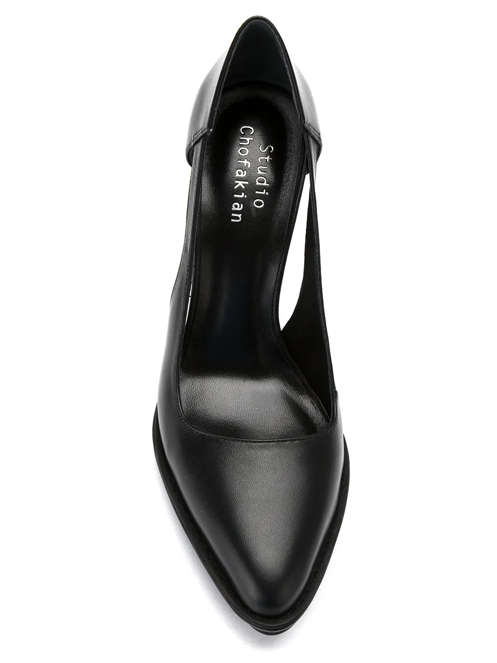 Studio Chofakian lederen pumps Zwart