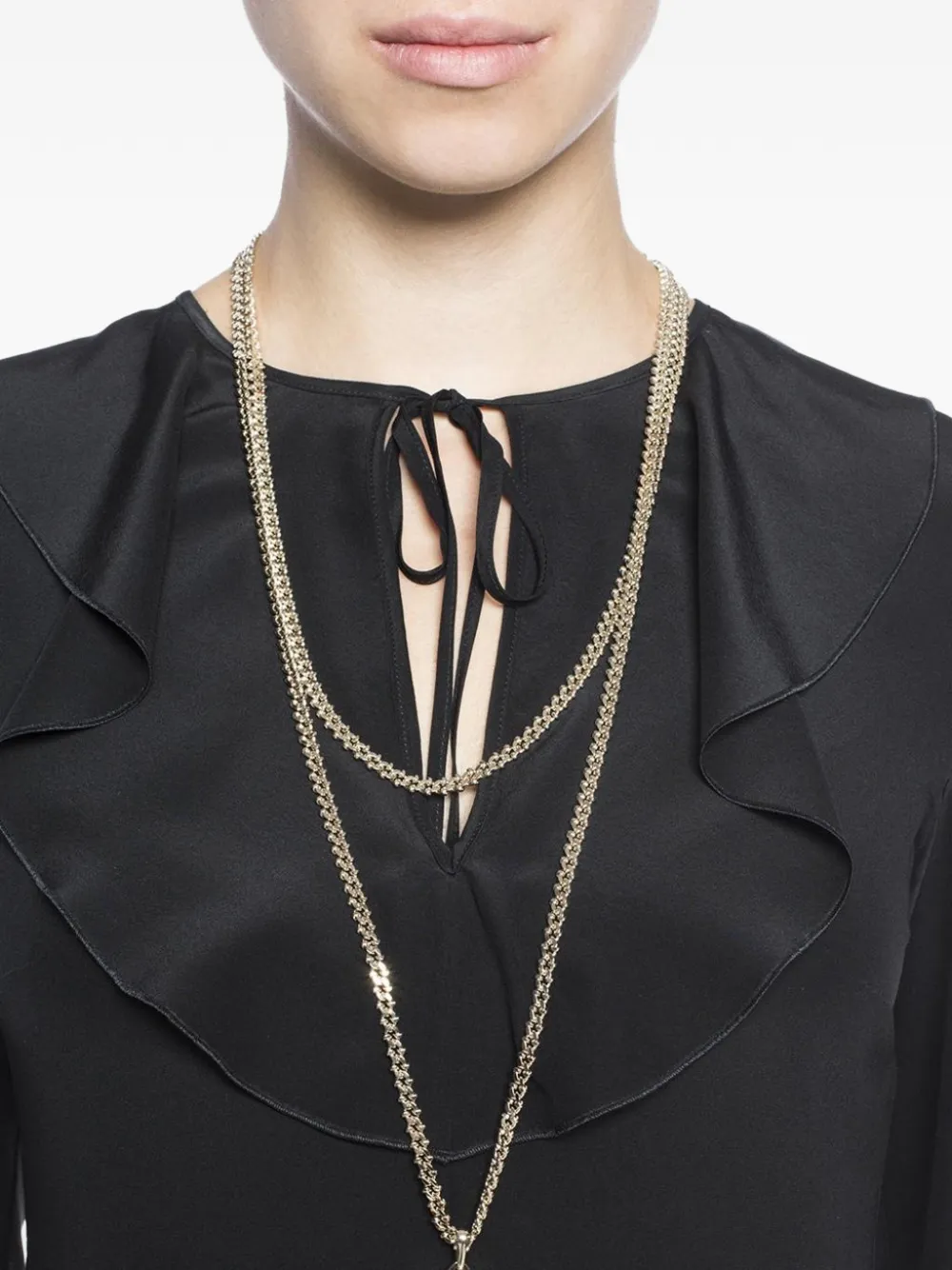  Givenchy 'shark Tooth' Halskette   Metallic 