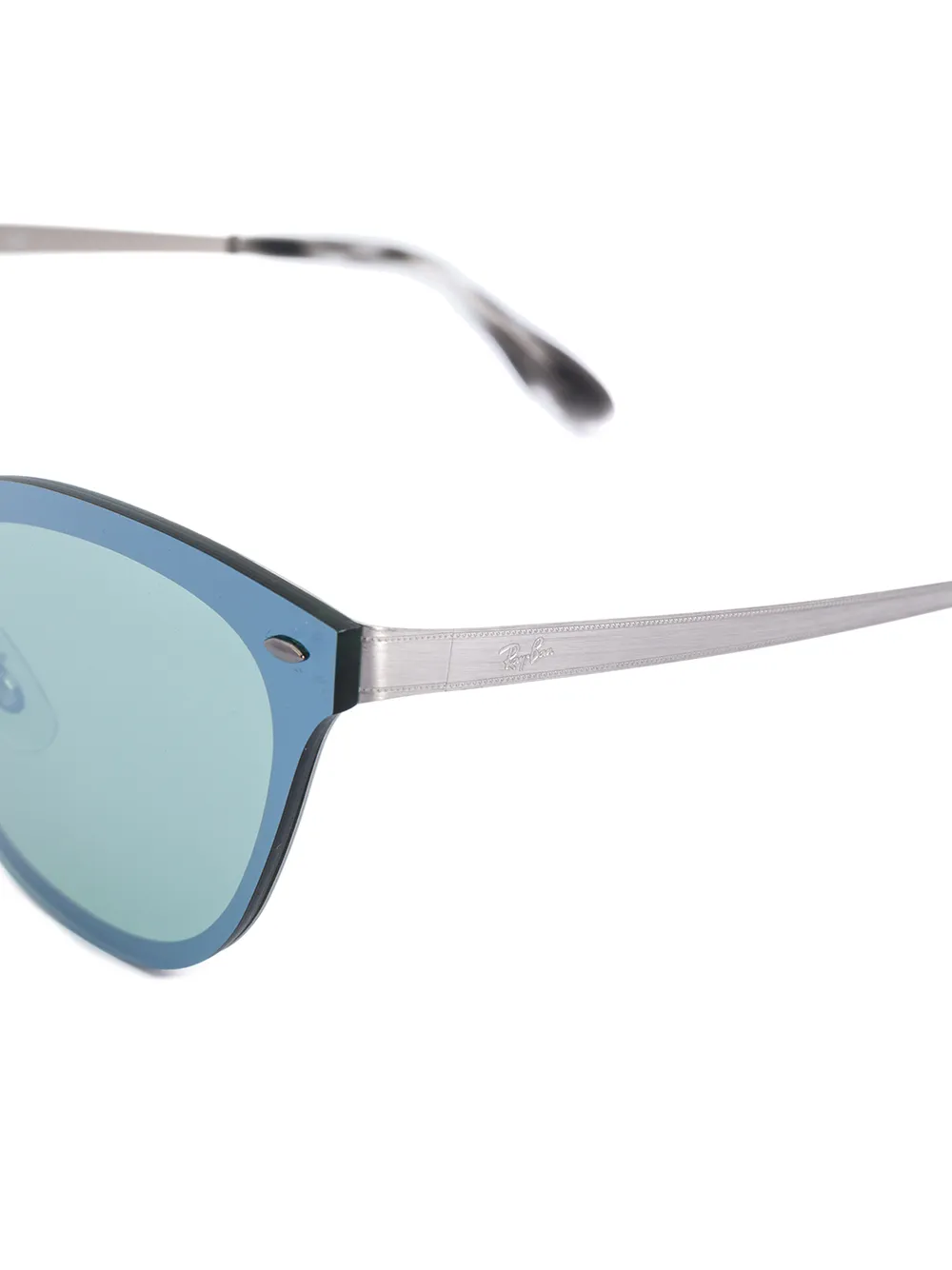 Ray-Ban mirrored cats-eye glasses Metallic
