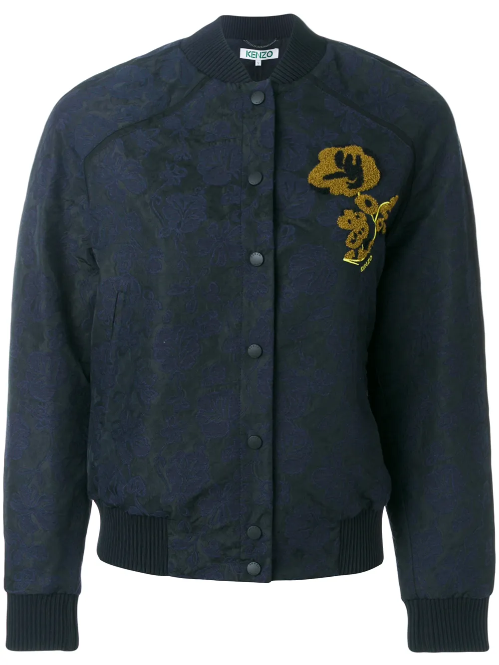 Kenzo floral brocade bomber jacket | Blue | Image 1