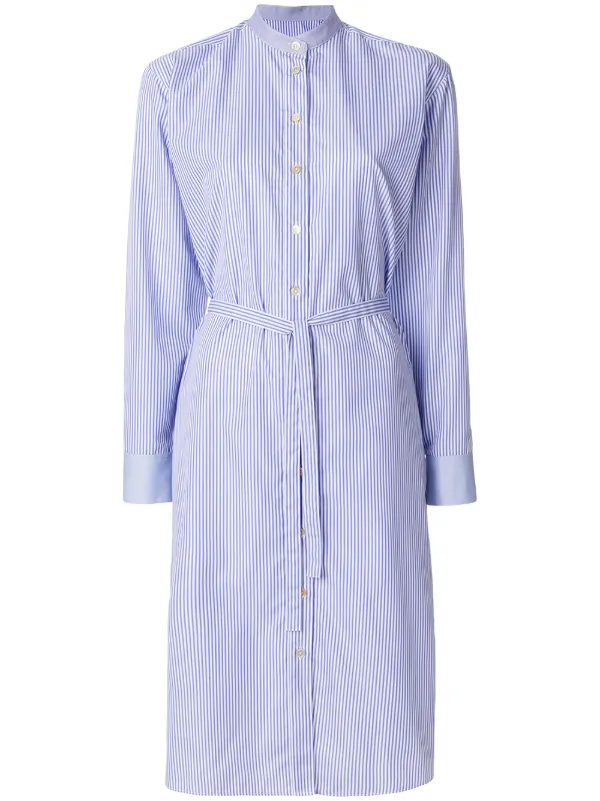 pinstripe shirt dress