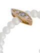 Anissa Kermiche Mini 'Perle' Perlenring mit 14kt Gold und Diamanten