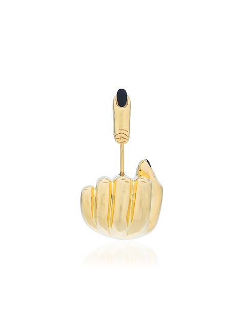 Anissa Kermiche French For goodnight black earring